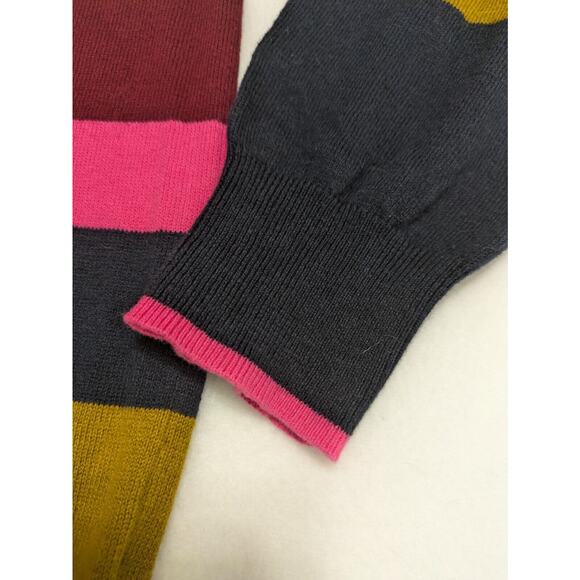 Faherty Sweater Womens Large Ollie Cotton Cashmere Crewneck Long Sleeve Striped - Picture 6 of 11